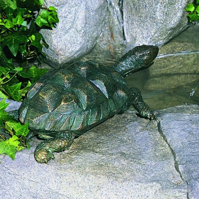 Turtle Bronze Garden Statue