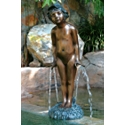 Wildflower Solid Bronze Garden Statue - Small