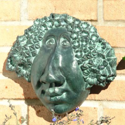 Mrs. Bloom Solid Bronze Wall Plaque