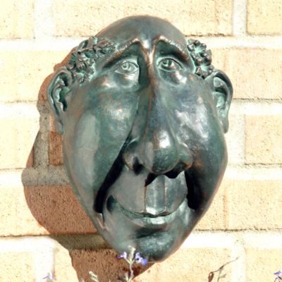 Mr. Bloom Solid Bronze Wall Plaque