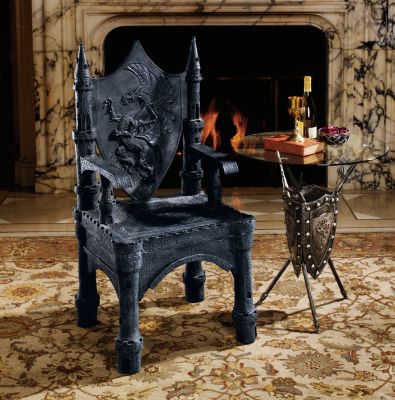 The Dragon of Upminster Castle Throne Chair