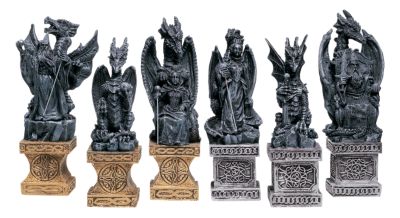 Dragons of the Realm Chess Pieces