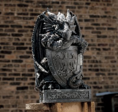 Shield, the Arthurian Dragon Statue