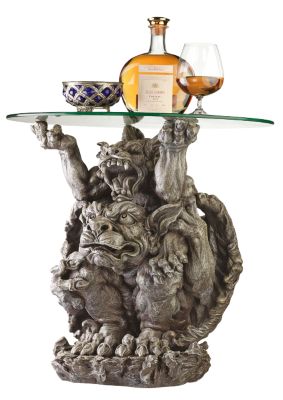 Balancing Beasties Sculptural Gargoyle Table