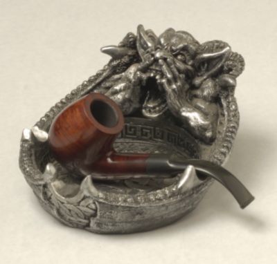 Grimacing Gargoyle Gothic Celtic Knot Ashtray