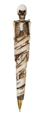 Mystic Skull Sculptural Mummy Skull Pen