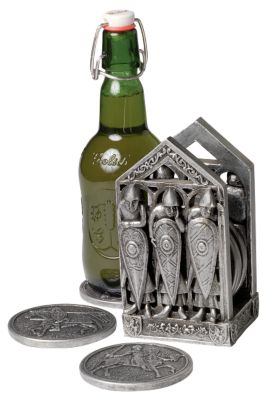 Medieval Norman Warriors Coaster Set