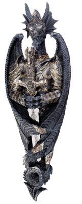 The Dragon&rsquo;s Forbidden Blade Sword and Sculptural Holder