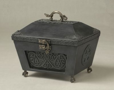 Celtic Strong Box with Gothic Dragon Latch