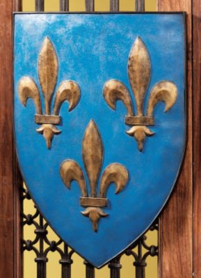 Grand Arms of France Wall Shield Collection- Fleur-de-Lis Shield