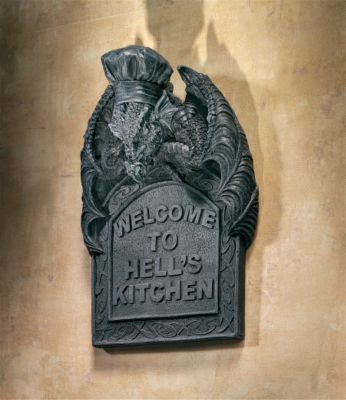 Hell's Kitchen Sculptural Wall Plaque