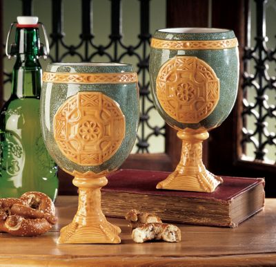 The Feast of the Grand Hall Ceramic Goblet<br>(Set of Six)