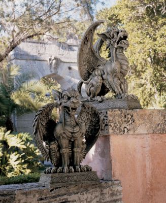 Saint Ambrose Gate Gargoyle Sentinels<BR>(Set Includes: Argos & Boden)