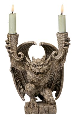 Torchbearer, the Gargoyle Sculptural Candlestick