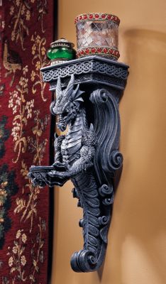 Dragons of Darkmoor Castle Wall Caryatids