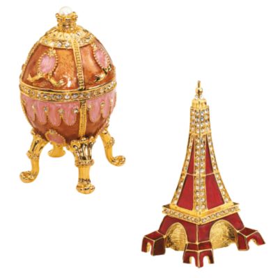 The Grand Epoque Lost Wax Enameled Box Collection (Set)