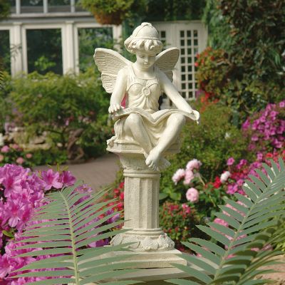 The British Reading Fairy Garden Sculpture - Set of Two