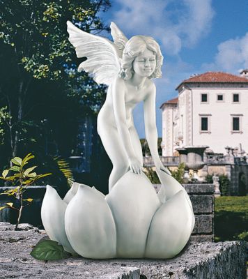 Water Lily Fairy Sculpture