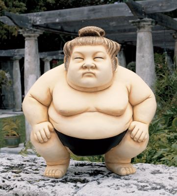 Basho the Sumo Wrestler Sculpture