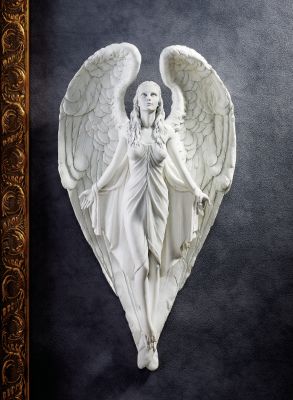 Spiritual Path Angel Wall Sculpture