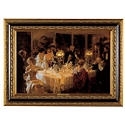 The End of Dinner Canvas Art Reproduction - Medium