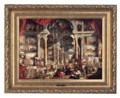 Vedute di Roma Moderna (View of Modern Rome): Classic Art Reproduction (Large)