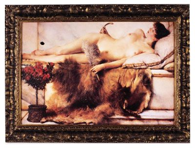 In the Tepidarium: Classic Art Reproduction