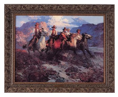 Riders of the Dawn Canvas Art Reproduction (Riders of Dawn)