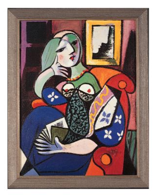 Woman with a Book Classic Art Reproduction (1932) - Medium