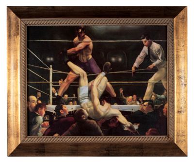 Dempsey and Firpo: Classic Art Reproduction