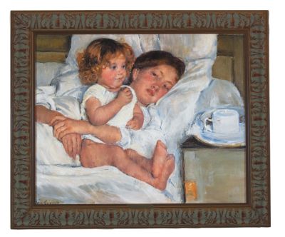 Breakfast in Bed Classic Art Reproduction - Medium