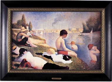 Une Baignade, Asnieres Classic Art Reproduction -1834- - Small