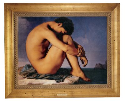 Young Man Beside the Sea Classic Art Reproduction - Small