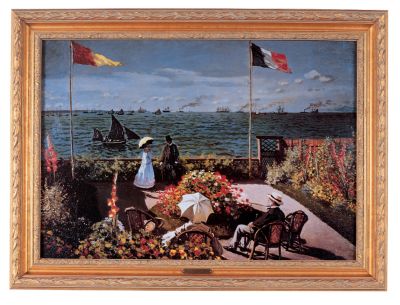 Garden at Sainte-Adresse Classic Art Reproduction - Medium