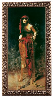 The Priestess of Delphi Canvas Art Reproduction - Medium