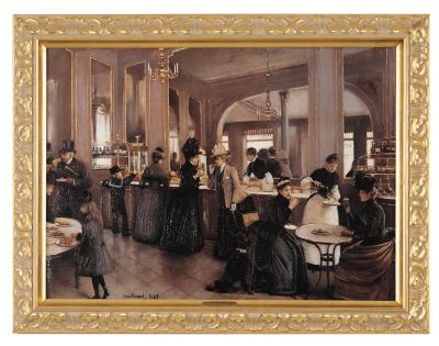 A Paris Patisserie: Classic Art Reproduction