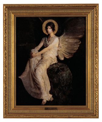 Winged Figure Seated Upon a Rock