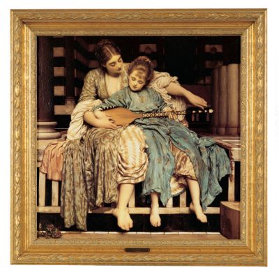 The Music Lesson: Classic Art Reproduction (Medium)