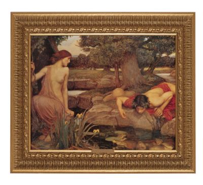 Echo and Narcissus Classic Art Reproduction - Small