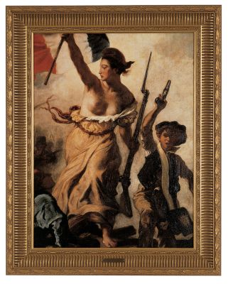 La Liberte (Detail of Liberty Leading the People): Classic Art Reproduction
