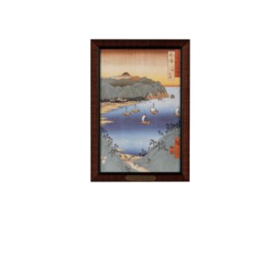 Ukiyo-e: Small Port at Awa Province