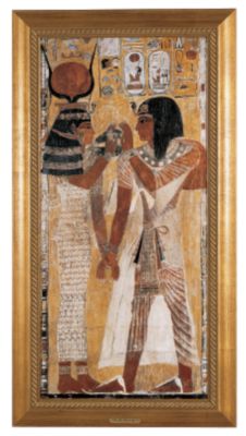 The Goddess Hathor Placing the Magic Collar on Seti I: Classic Art Reproduction
