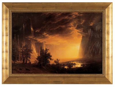 Sunset in the Yosemite Valley Classic Art Reproduction -1868-