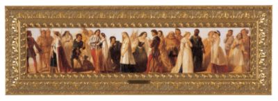 Procession of Shakespeare&rsquo;s Characters Classic Art Reproduction