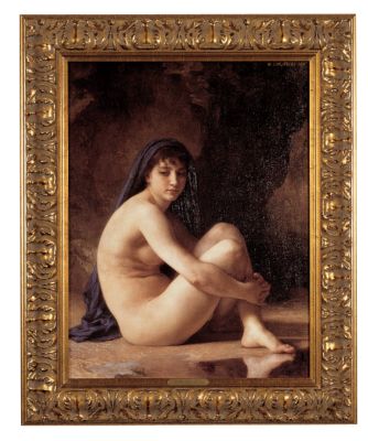 Seated Nude Classic Art Reproduction (1884)