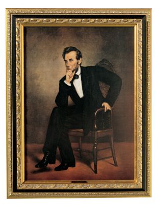 Abraham Lincoln Classic Art Reproduction - Canvas Replica