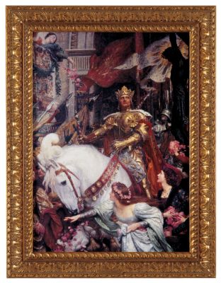 Two Crowns: Classic Art Reproduction