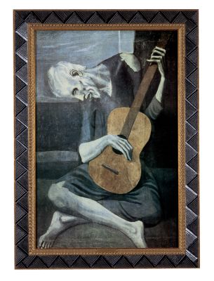The Old Guitarist Classic Art Reproduction - Small