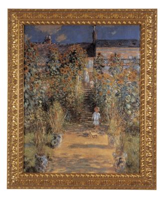 Artists Garden at Vetheuil: Classic Art Reproduction (Small)