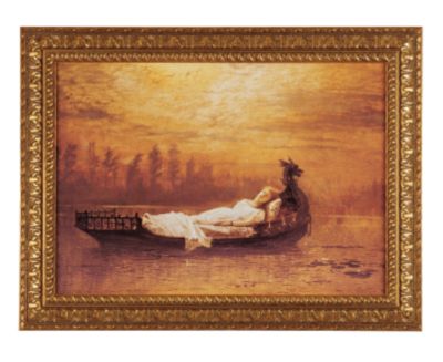 The Lady of Shallot: Classic Art Reproduction